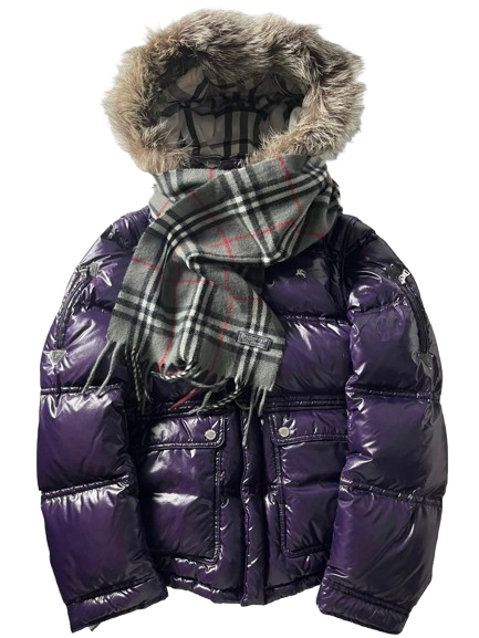 2000s Japanese Puffer Purple