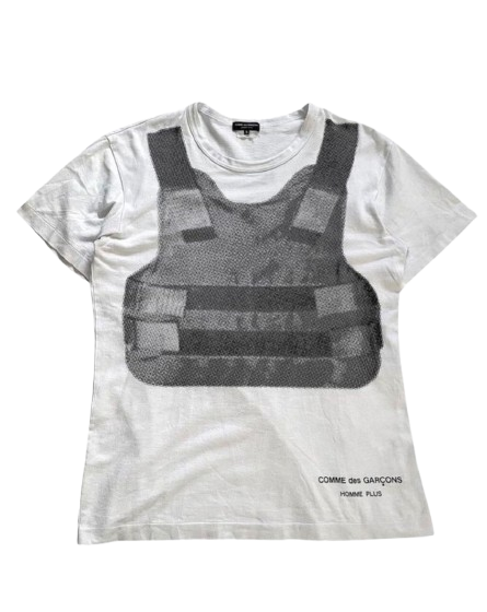 cdg bullet proof tee