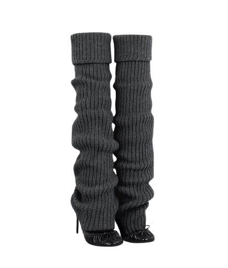 KNIT HIGH HEELS