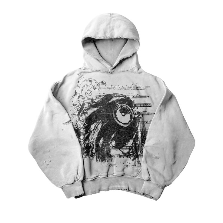 ‘MUSIC’ HOODIE𖦏