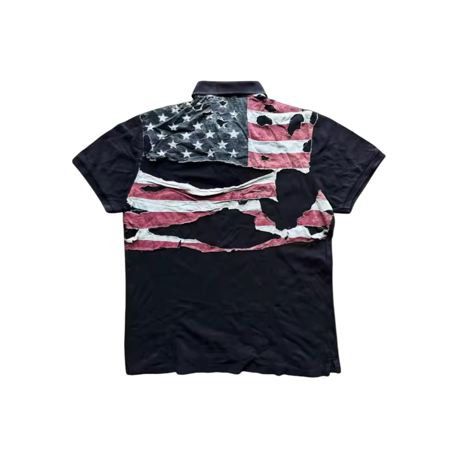 ‘DISTRESSED’ POLO 𖦏