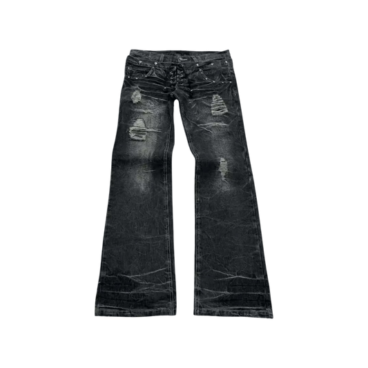 ‘STRXSSED’ FLARED JEANS 𖦏