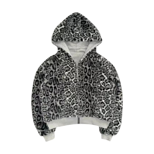 ‘LEOPARD’ HOODIE 𖦏