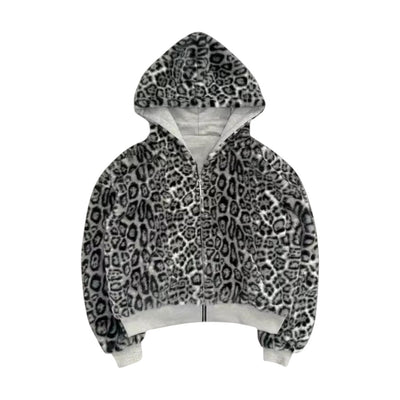 ‘LEOPARD’ HOODIE 𖦏