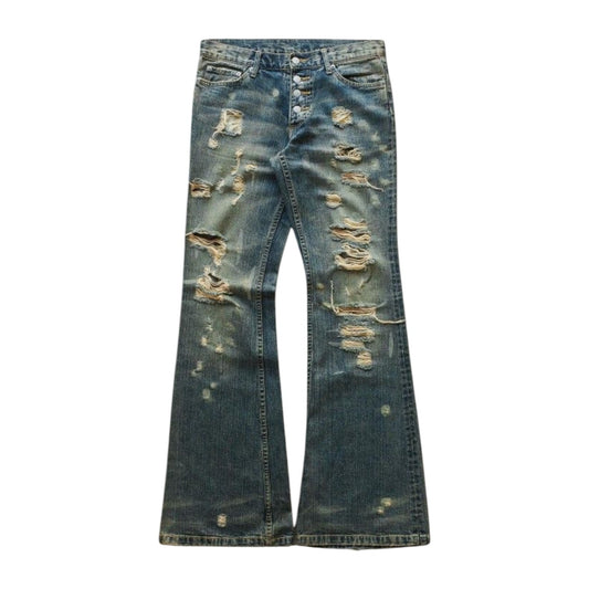 ‘DIRTY FLARES’ JEANS 𖦏